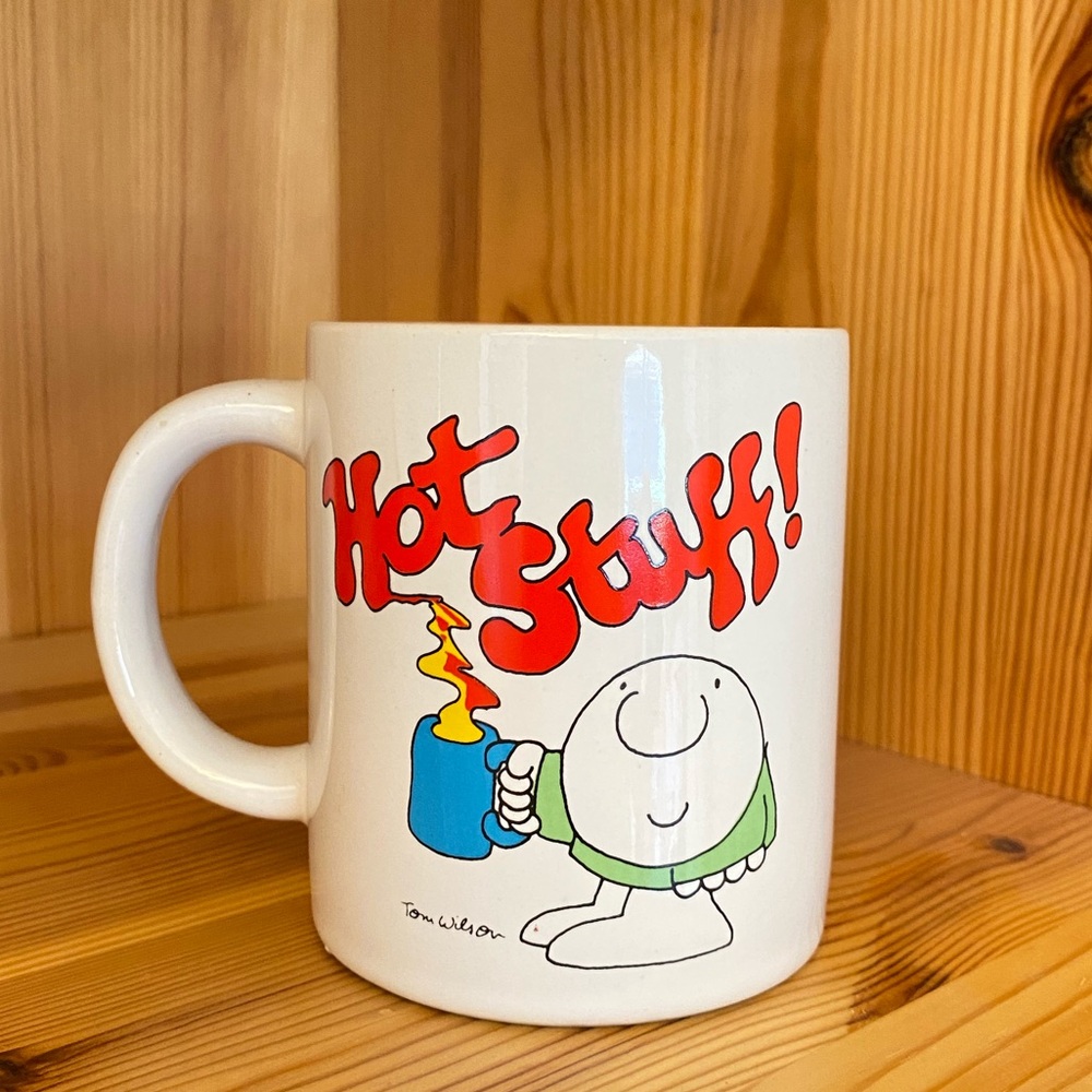 Vintage Ziggy “Hot Stuff” ceramic coffee mug 90s 80s